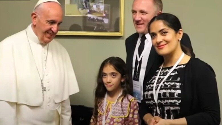 Artistas y celebridades que recibieron la bendición del Papa Francisco