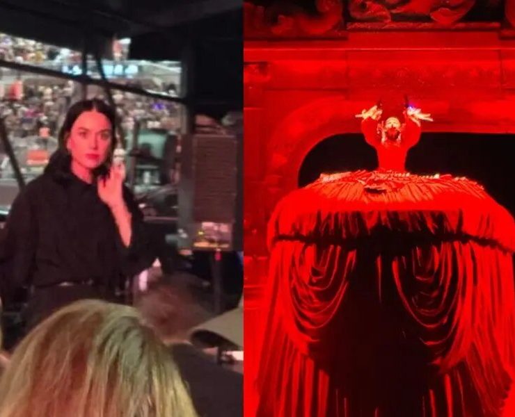 Katy Perry asiste al concierto de Lady Gaga en Ciudad de México