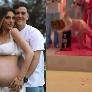 Lele Pons sufre caída en fiesta de revelación de género; preocupó a invitados