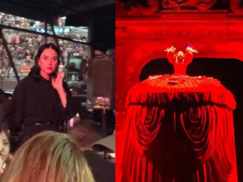 Katy Perry asiste al concierto de Lady Gaga en Ciudad de México