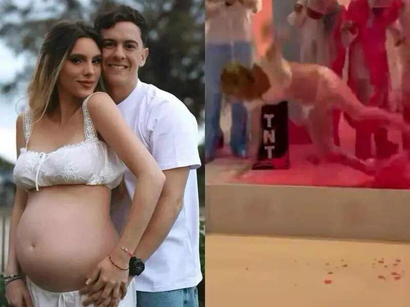 Lele Pons sufre caída en fiesta de revelación de género; preocupó a invitados